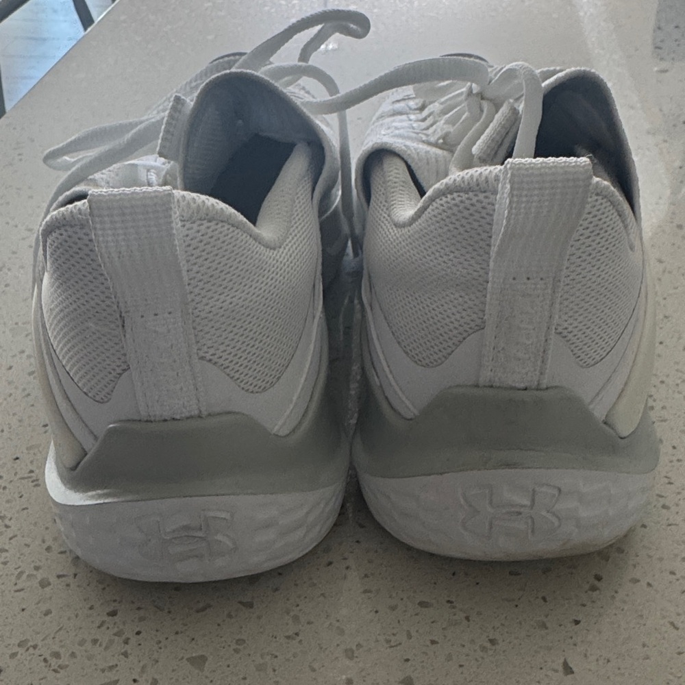 Under Armour White and Gray Sneakers